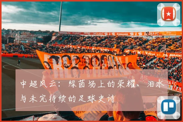 中超风云:绿茵场上的荣耀、泪水与未完待续的足球史诗